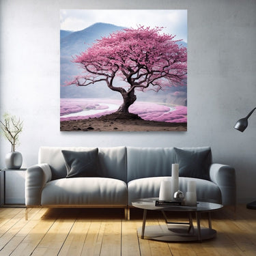 Painting of a Cherry Blossom Tree